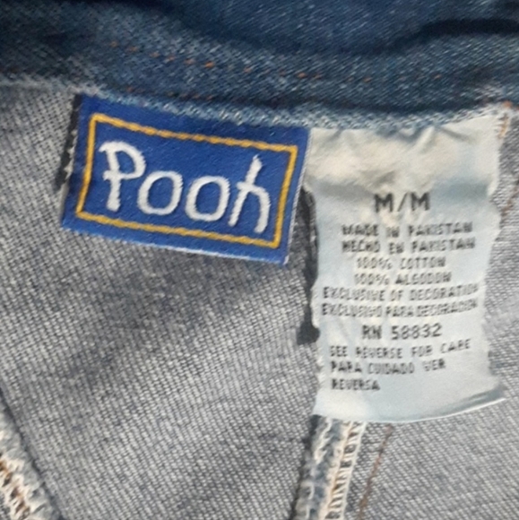 Walt disney winnie the pooh overalls (jeans) (denim) (overall) - Picture 6 of 9
